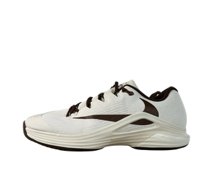 Tênis Nike Zoom Vapor 12 HC x Travis Scott 'Pale Ivory' Bege / Marrom – vista lateral