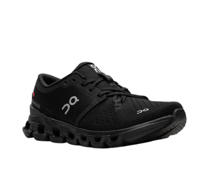 Tênis On Cloud X 4 'Black Eclipse' Preto – vista 3/4 frente
