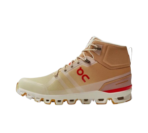 Tênis On Cloudrock x Loewe 'Gradient Orange' Bege / Laranja – vista lateral