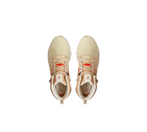 Tênis On Cloudrock x Loewe 'Gradient Orange' Bege / Laranja – vista superior do par