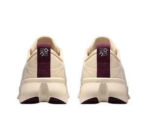 Tênis On Cloudsolo x Loewe Masculino 'Sand Burgundy' Bege / Vinho – vista traseira