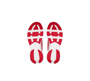 Tênis On Cloudsolo x Loewe Masculino 'Red Eggshell' Vermelho / Creme – solado