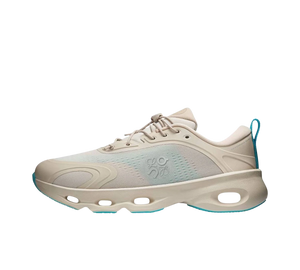 Tênis On Cloudsolo x Loewe Masculino 'Sand Turquoise' Bege / Azul Claro – vista lateral
