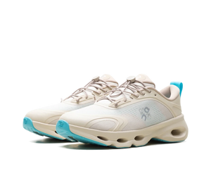 Tênis On Cloudsolo x Loewe Feminino 'Sand Turquoise' Bege / Azul – par de frente