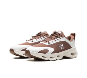 Tênis On Cloudsolo x Loewe 'Taupe Eggshell' Marrom / Branco – par, vista frontal