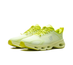 Tênis On Cloudsolo x Loewe Masculino 'Lime Green' Verde Limão – par, vista frontal