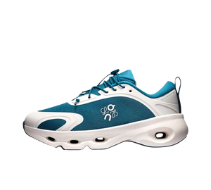 Tênis On Cloudsolo x Loewe Feminino 'Teal Eggshell' Azul / Bege – vista lateral