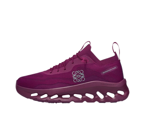 Tênis On Cloudtilt x Loewe 'Cherry' Vinho – vista lateral