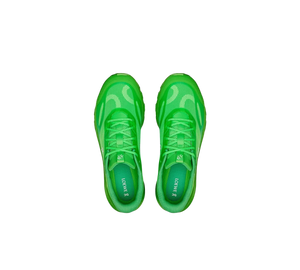 Tênis On Cloudventure 2 x Loewe Feminino 'Grass Green' Verde – vista de cima do par