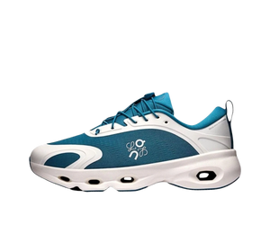 Tênis On Cloudsolo x Loewe Masculino 'Teal Eggshell' Azul / Bege – vista lateral