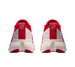 Tênis On Cloudsolo x Loewe Feminino 'Red Eggshell' Vermelho / Branco – par de costas