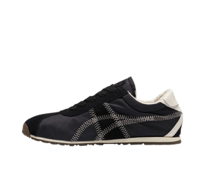 Tênis Onitsuka Tiger Corsair A55 Feminino 'Black Cream' Preto / Creme – vista lateral