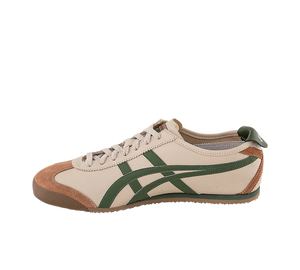 Tênis Onitsuka Tiger Mexico 66 'Beige Grass Green' Bege / Verde – vista lateral