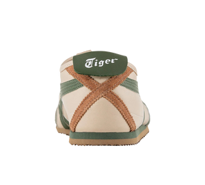 Tênis Onitsuka Tiger Mexico 66 'Beige Grass Green' Bege / Verde – vista traseira
