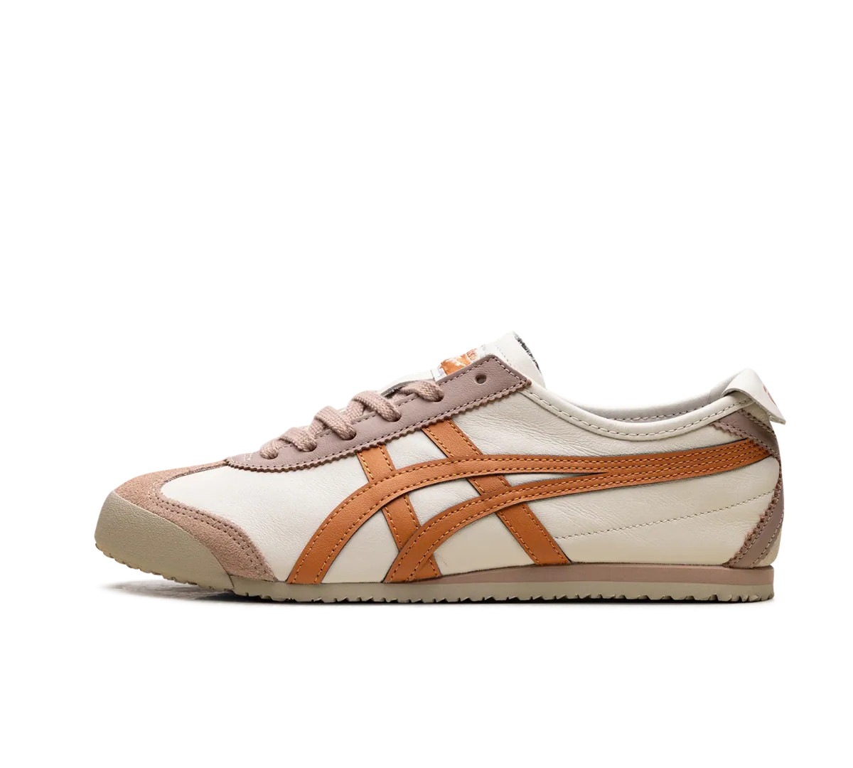 Tênis Onitsuka Tiger Mexico 66 'Birch Rust Orange' Creme / Laranja