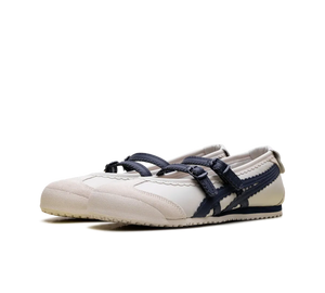 Tênis Onitsuka Tiger Mexico 66 TGRS 'Birch Peacoat' Bege / Azul – foto 3