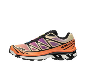 Tênis Salomon XT-6 'Black Almond Dragon Fire' Laranja / Roxo