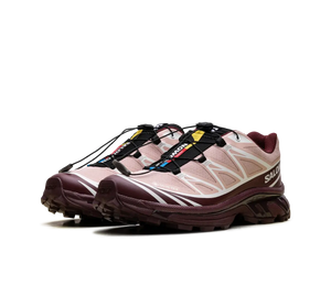 Tênis Salomon XT-6 Gore-Tex 'Mahogany Rose Tawny Port' Vermelho / Rosa – foto 3