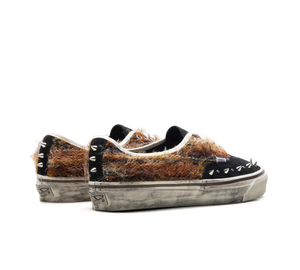 Tênis Vans Authentic 44 'Ibiza Pack Black' Preto / Laranja – par, vista traseira