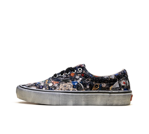Tênis Vans Era x Supreme x Mike Kelley 'Grey' Cinza – vista lateral
