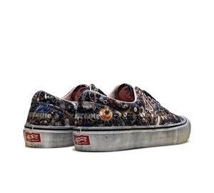 Tênis Vans Era x Supreme x Mike Kelley 'Grey' Cinza – par de costas