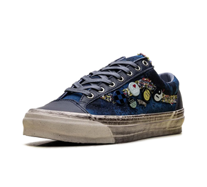 Tênis Vans Old Skool 36 LX 'Souvenir Navy' Azul – vista 3/4 frente