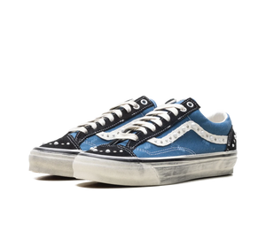 Tênis Vans LX Old Skool 36 'Pearlized Pack Black Navy' Preto / Azul-marinho – par, vista frontal