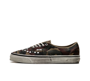 Tênis Vans Premium Authentic 'Woodland Camo Green' Verde – vista lateral