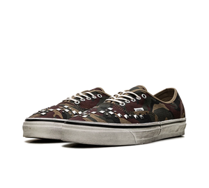 Tênis Vans Premium Authentic 'Woodland Camo Green' Verde – par, vista frontal