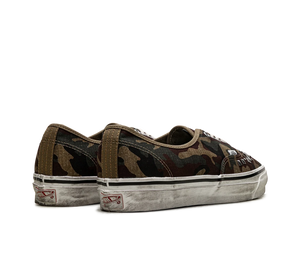 Tênis Vans Premium Authentic 'Woodland Camo Green' Verde – par, vista traseira