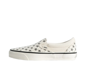 Tênis Vans Premium Classic Slip-On 'Stars Marshmallow Black' Branco / Preto