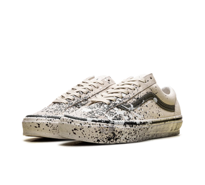 Tênis Vans Premium Old Skool 36 'Paint Splatter Turtledove' Bege – par de frente