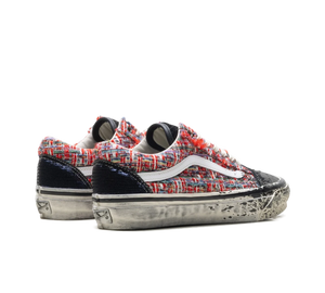 Tênis Vans Premium Old Skool 'Charms Red Black' Vermelho / Preto – par de costas